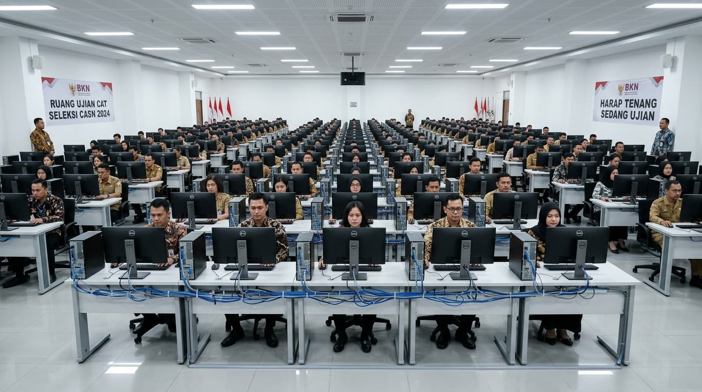 Laboratorium Ujian Terpadu & Jaringan Kabel LAN Pendidikan Tinggi - Foto Lampiran 01